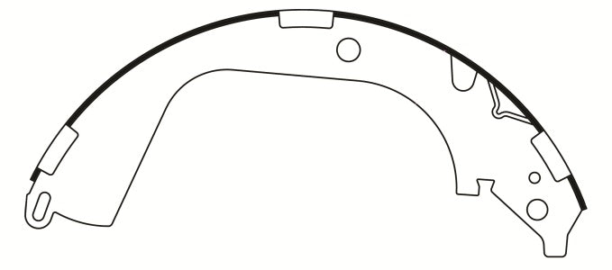 Porterfield Brake Shoes for 2009 CHEVROLET COLORADO