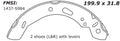Porterfield Brake Shoes for 2019 FORD FIESTA- Rear Drum