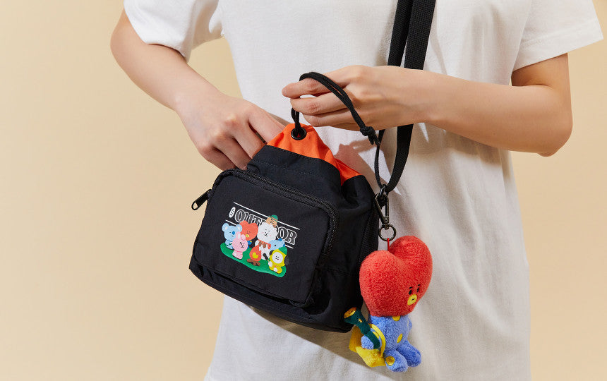 BTS x BT21 Official Green Planet Sacoche Bag