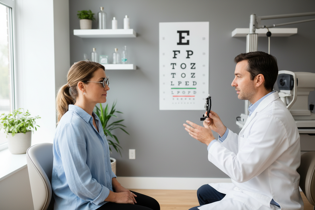 Tech-Med Snellen Eye Chart for 20 ft Vision Testing - 22" L x 11" W