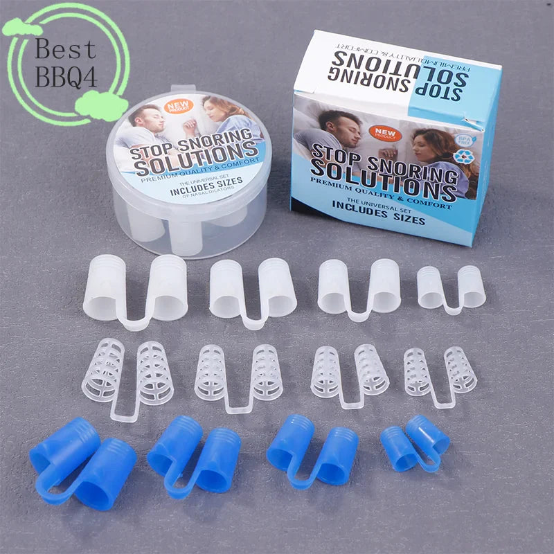 Silicone Anti Snore Nasal Dilators | 4/8 Pack Snoring Aid Nose Clips - PhishStones Products