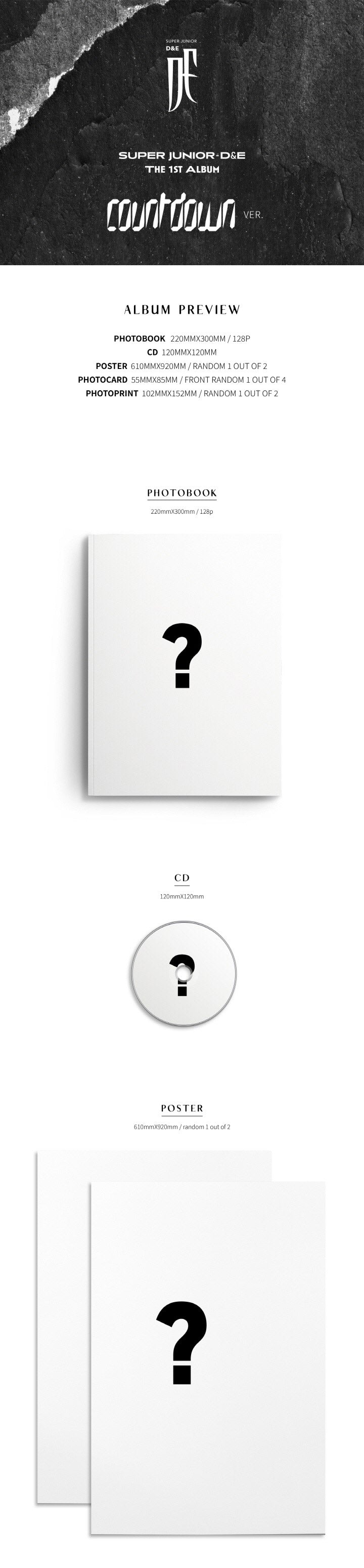 Super Junior D&E 1st Album - Countdown