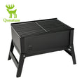 Qunature Foldable BBQ Grill with Durable Chrome-Plated Net and Ventilation