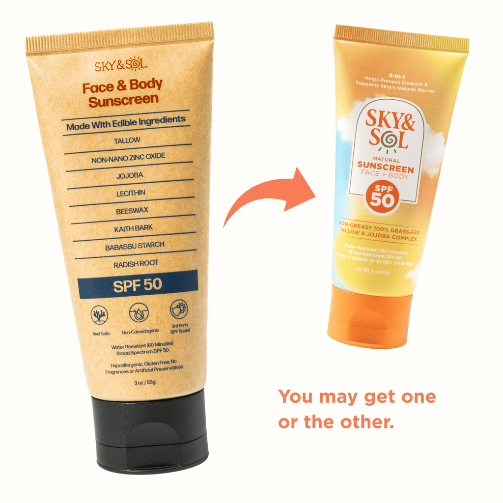 Sky and Sol Face & Body Sunscreen - PhishStones Products