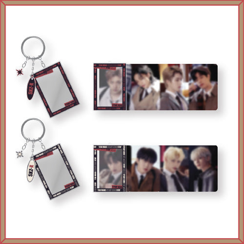 Official Stray Kids -[1st#Lovestay'skz-X'] Tape Frame Keyring