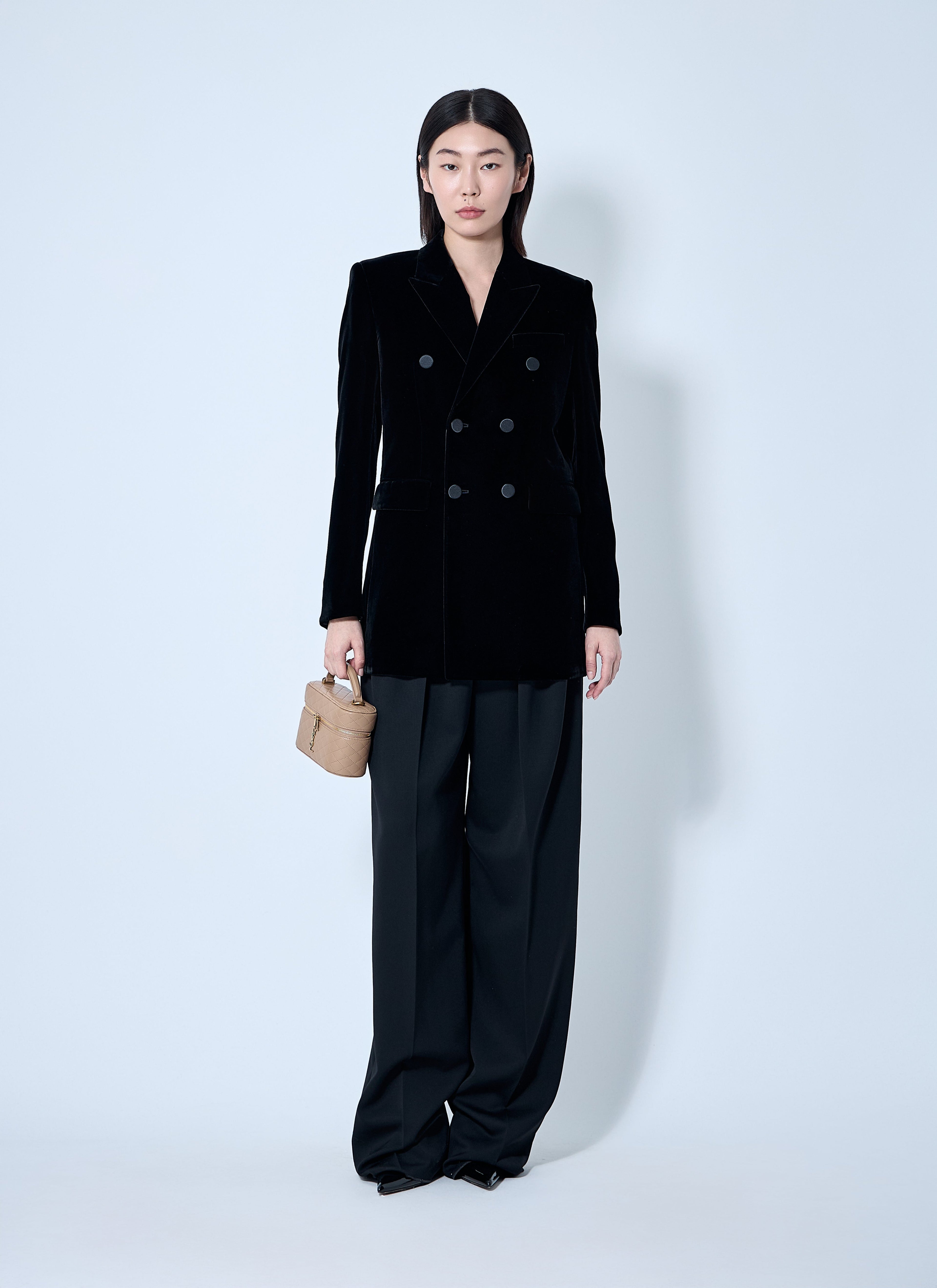 Saint Laurent Women Velvet Blazer