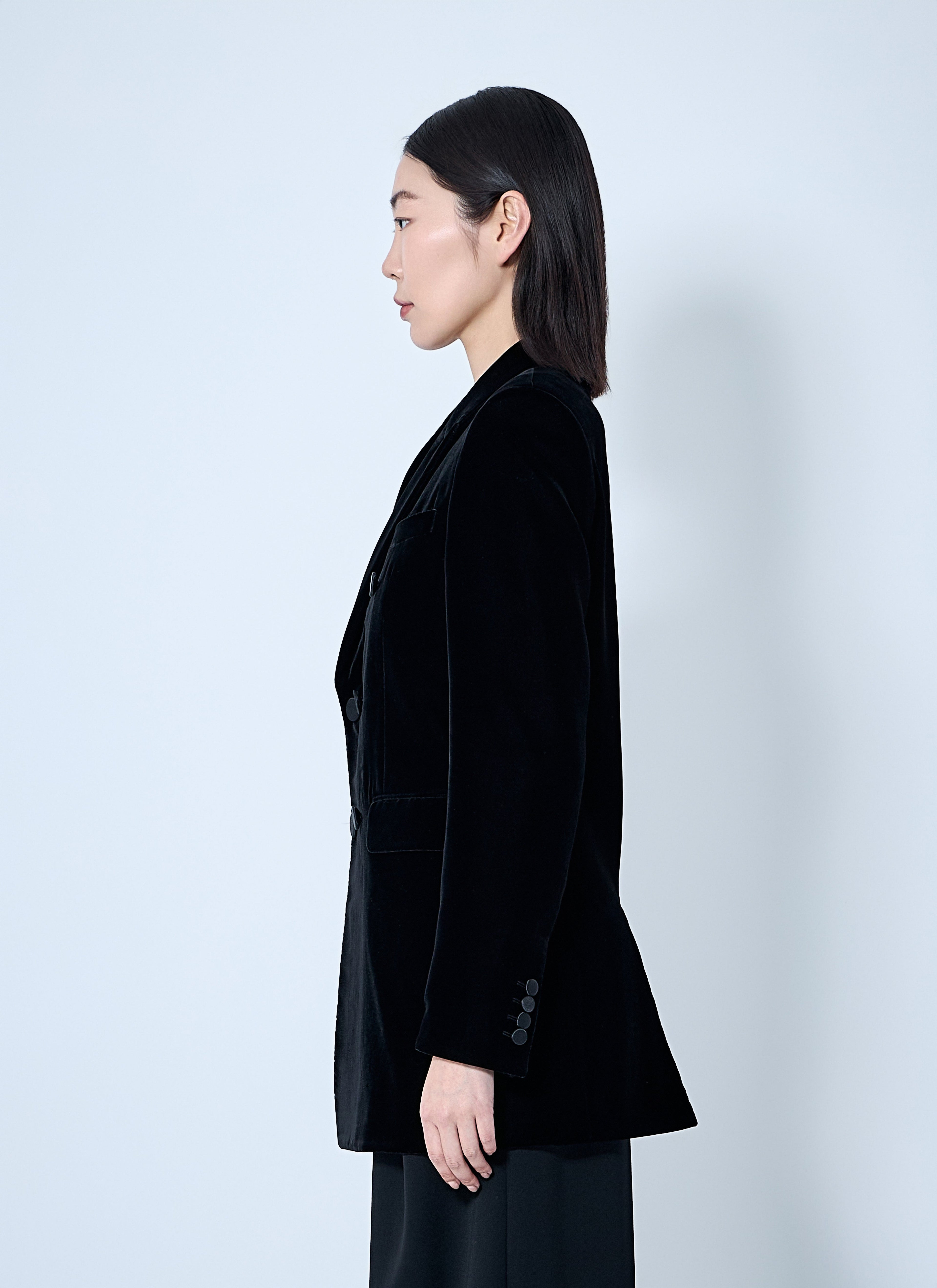 Saint Laurent Women Velvet Blazer