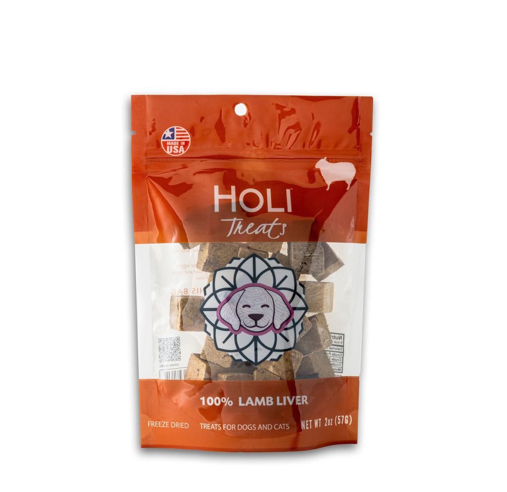 Lamb Liver Dog Treats - Freeze Dried - Single Ingredient