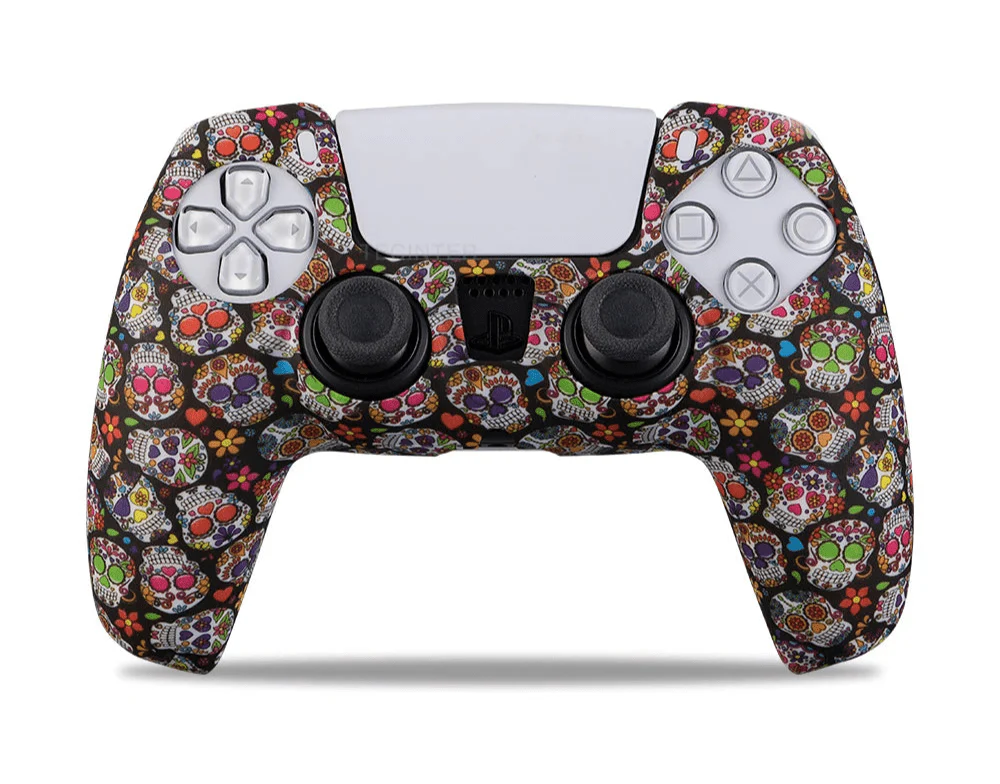 Soft Silicone Controller Cover for PS5 | Anti-Slip Protective Case with Camouflage Design