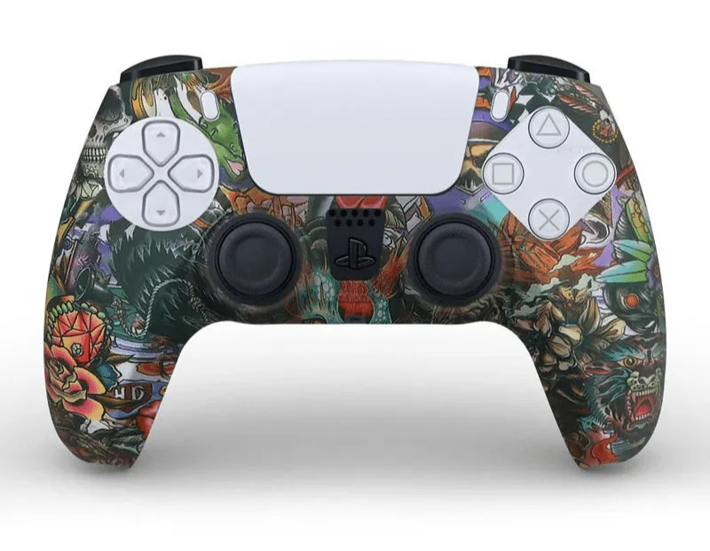 Soft Silicone Controller Cover for PS5 | Anti-Slip Protective Case with Camouflage Design