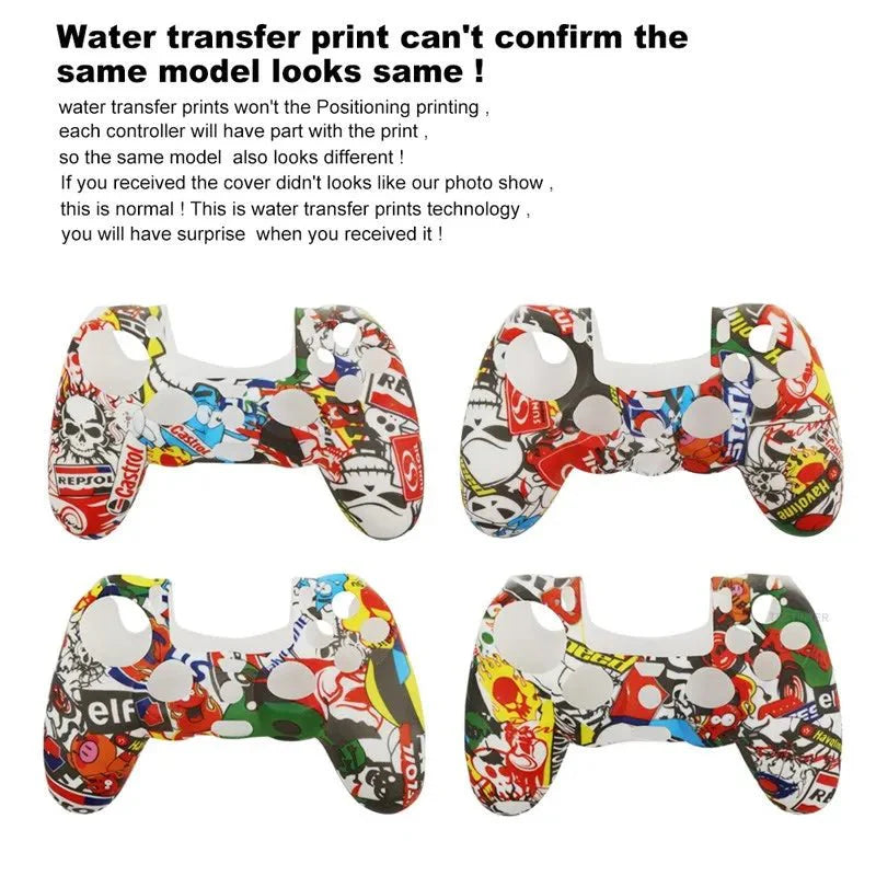 Soft Silicone Controller Cover for PS5 | Anti-Slip Protective Case with Camouflage Design