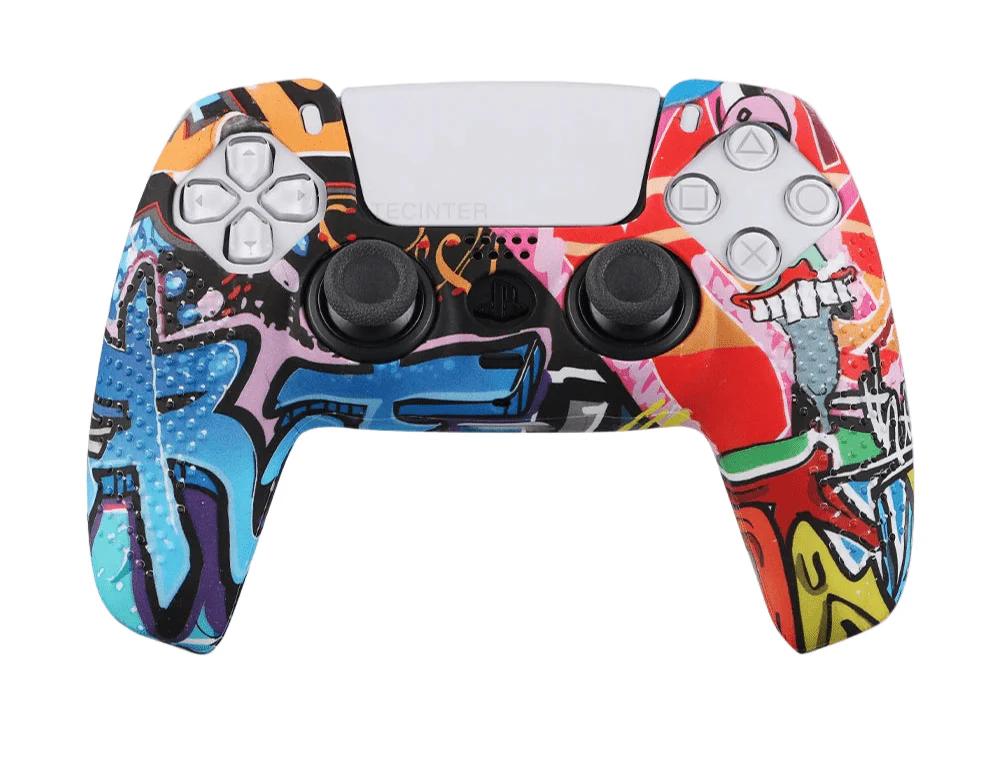Soft Silicone Controller Cover for PS5 | Anti-Slip Protective Case with Camouflage Design