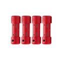 Scuba Diving 1.1lb Slug Weights 4pcs, Red