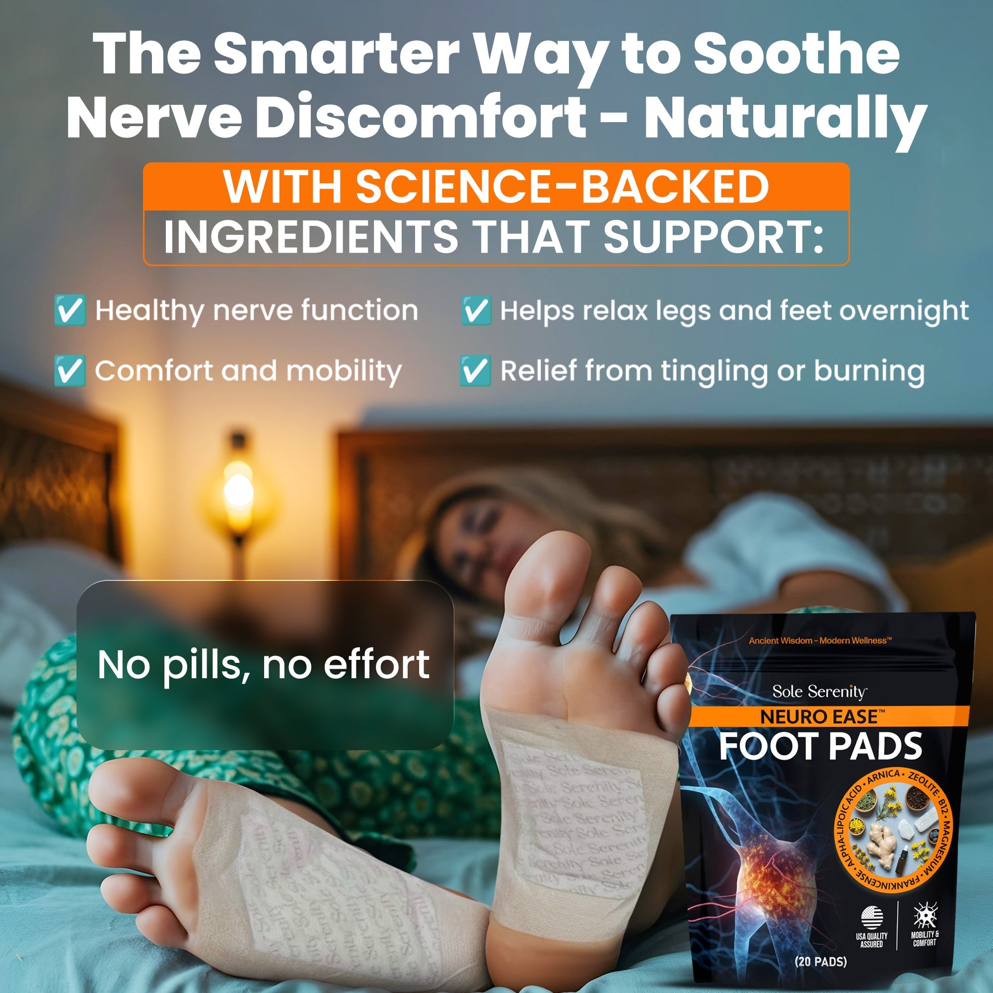 Neuropathy Nerve Discomfort Support Pads