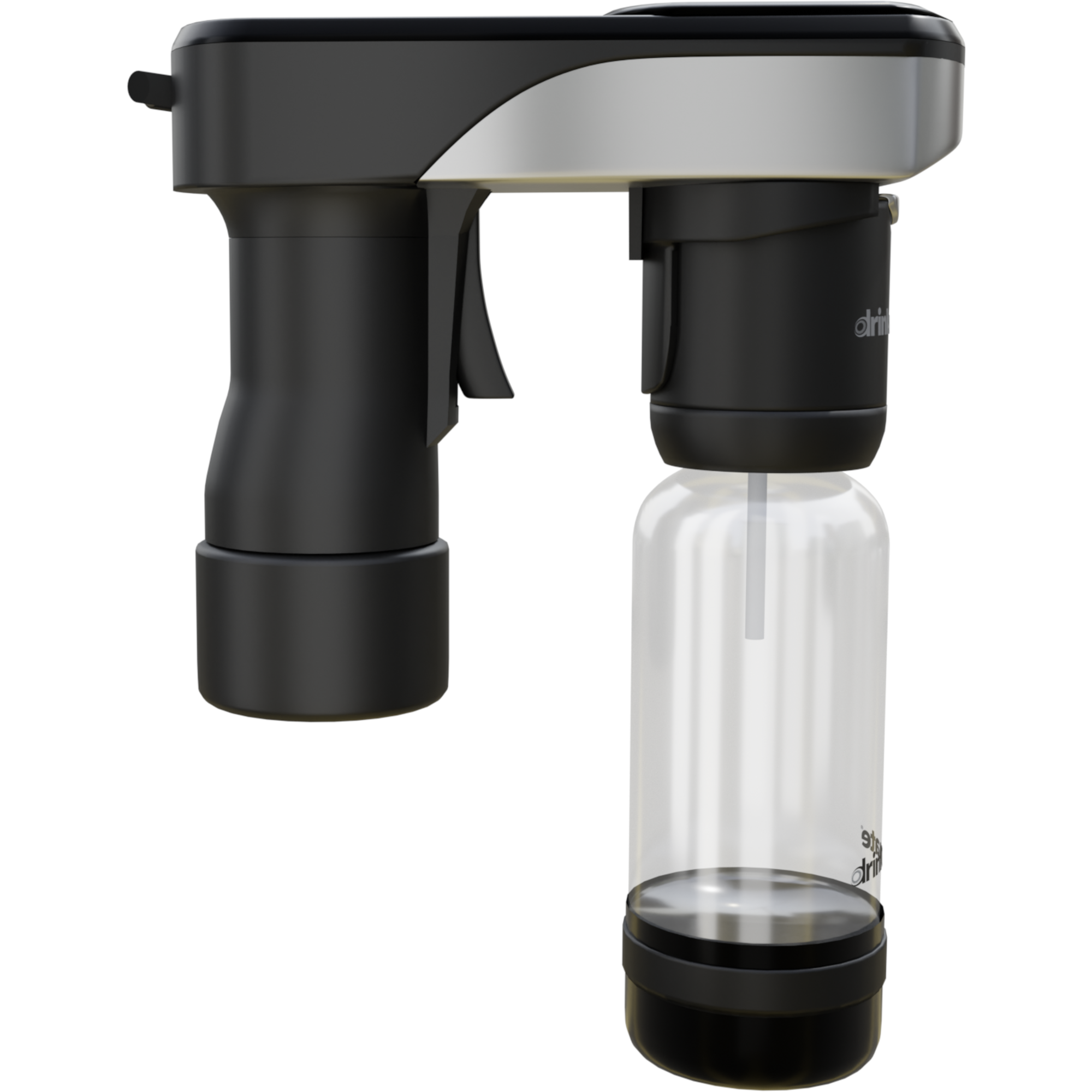 Spritzer Portable Sparkling Water & Soda Maker with Two 10L (3 oz) CO2 Cylinders