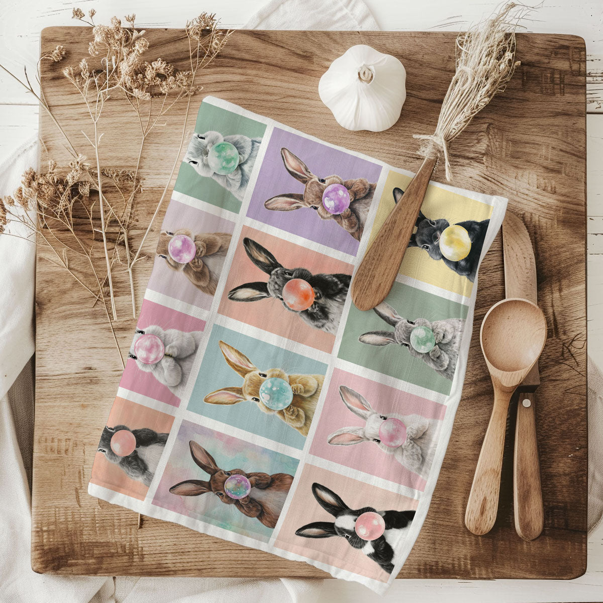 Bunny Bubbles Towel