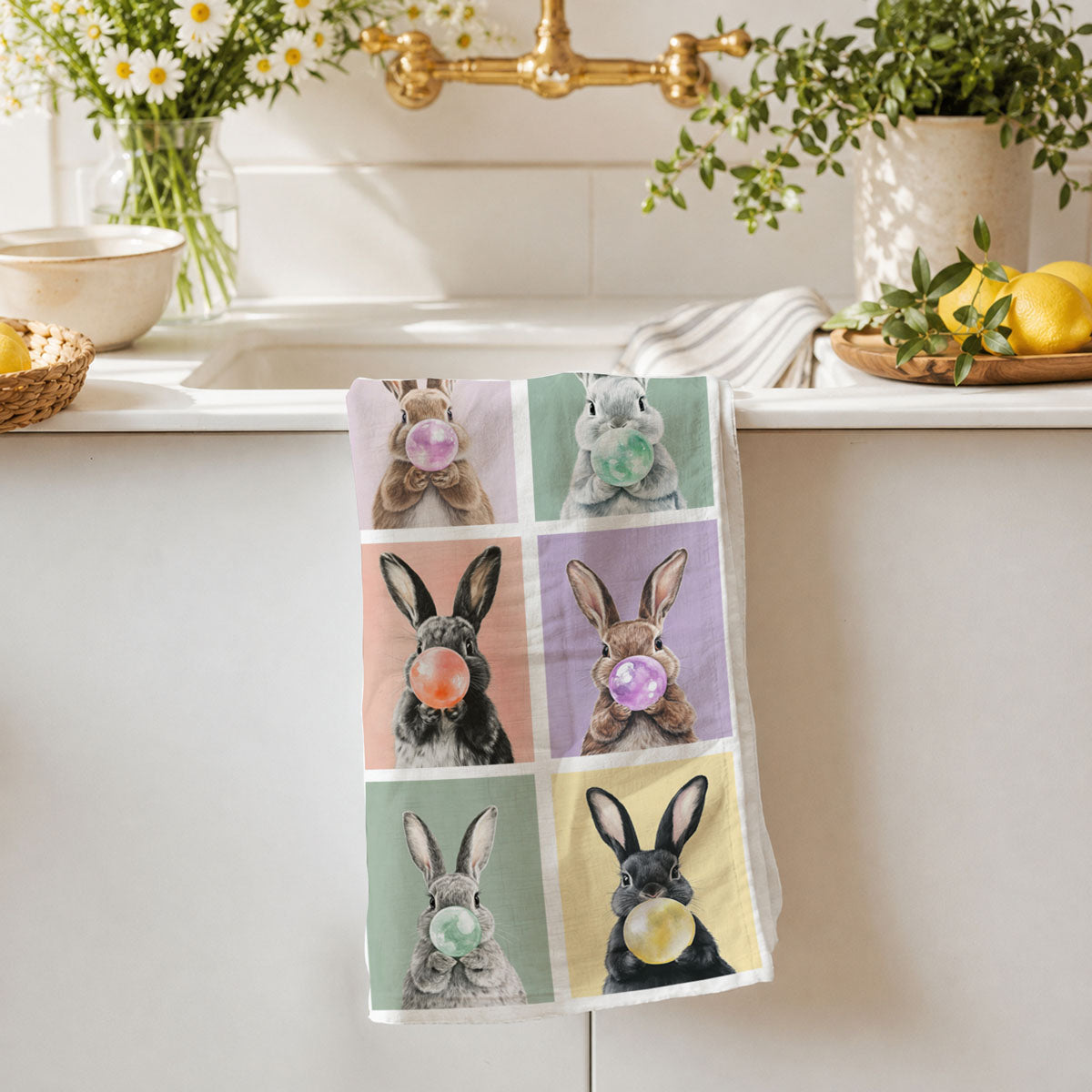 Bunny Bubbles Towel