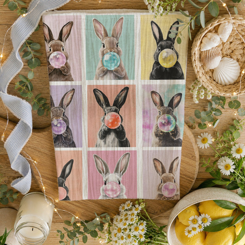 Bunny Bubbles Towel