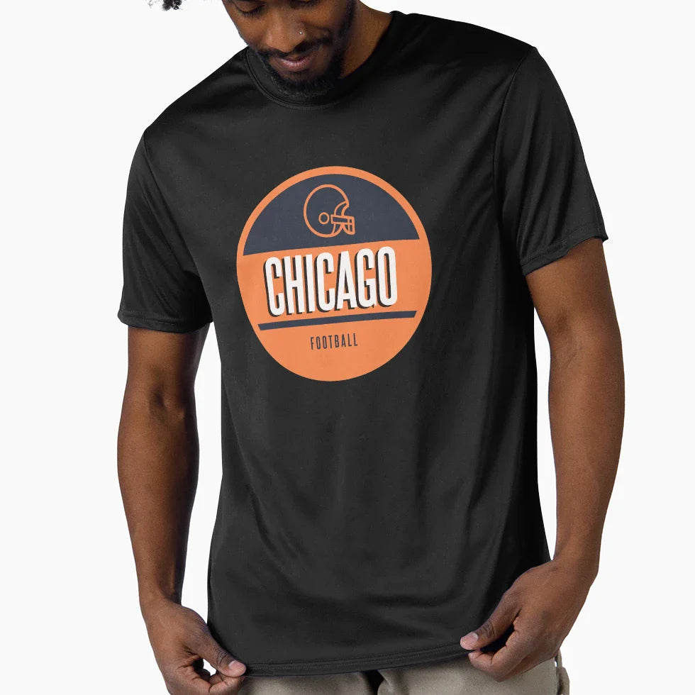Chicago Football T-Shirt - Novelty Apparel Unisex