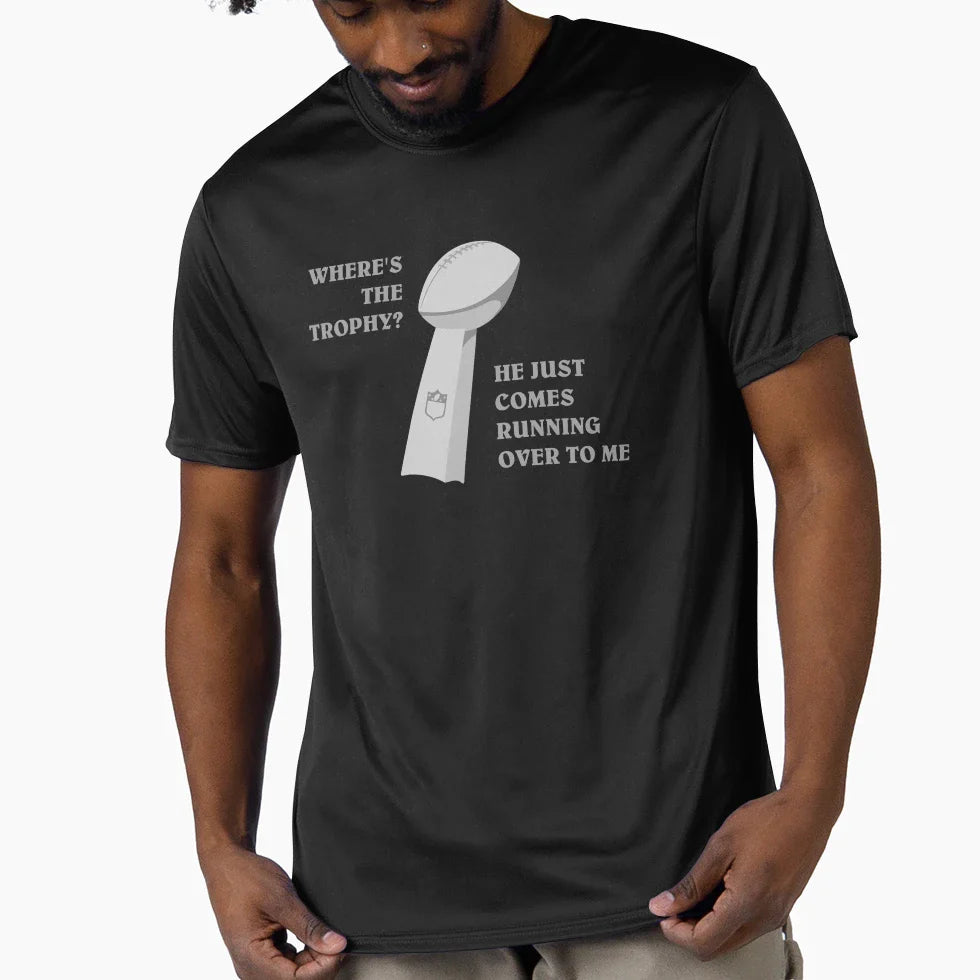 Wheres Trophy T-Shirt - Unique Graphic Unisex