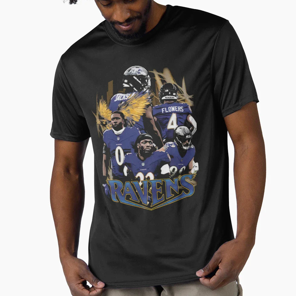 Art Baltimore Ravens T-Shirt - Trendy Graphic Men Women