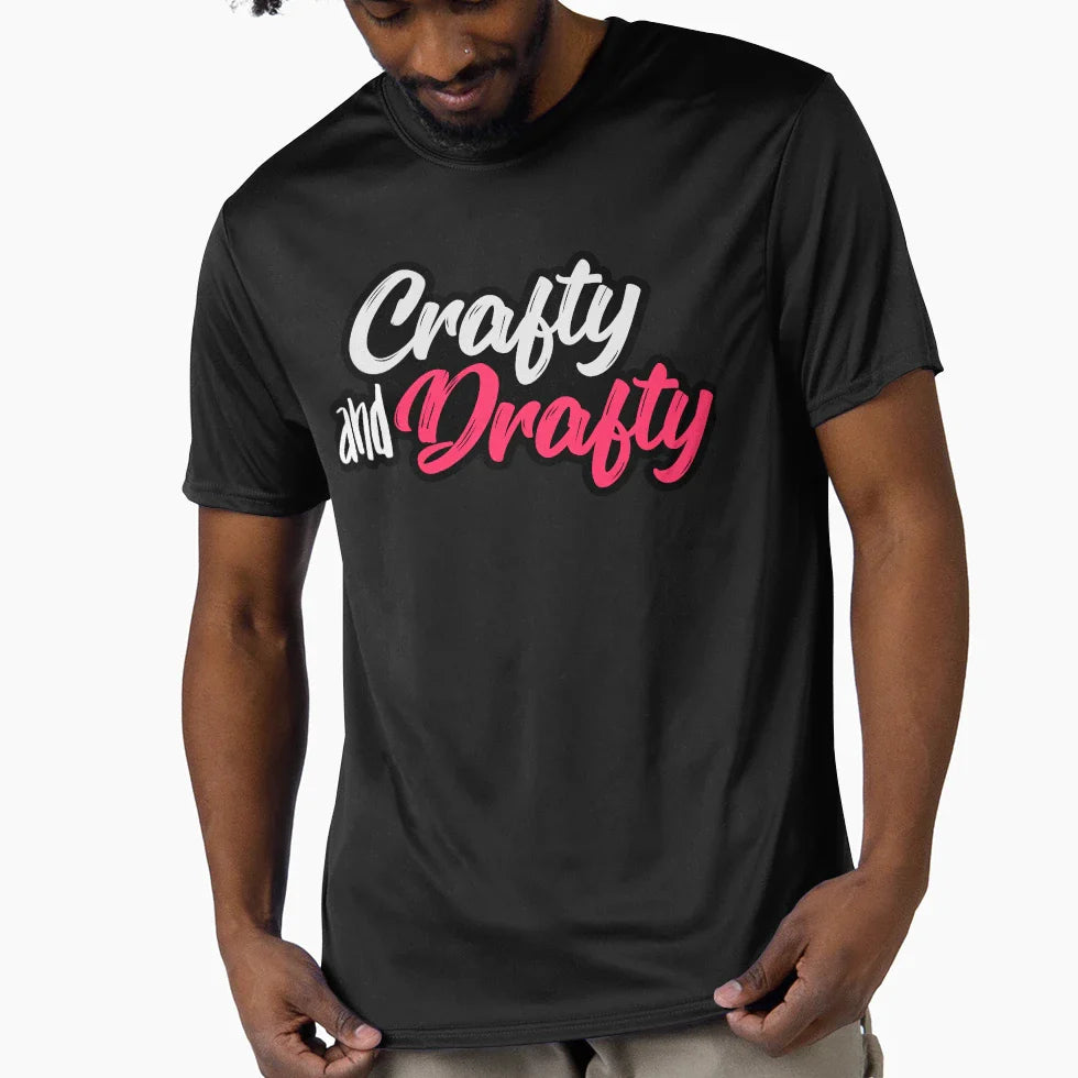 Crafty And Drafty T-Shirt - Unique Graphic Men Women