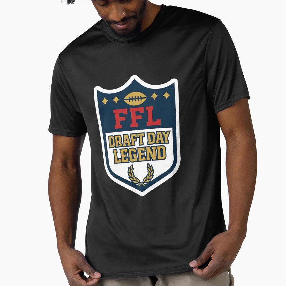 Fantasy Football Draft Day Legend Ffl T-Shirt - Trendy Graphic for Adults