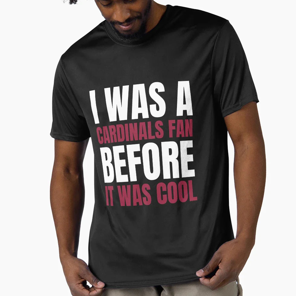 I Was Cardinals Fan Before I Was Black T-Shirt - Minimalist Print Unisex