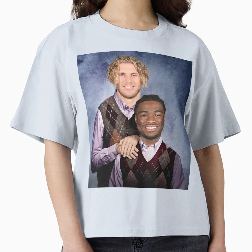 Cooper Kupp Jalen Milroe Football T-Shirt - Graphic Print Unisex