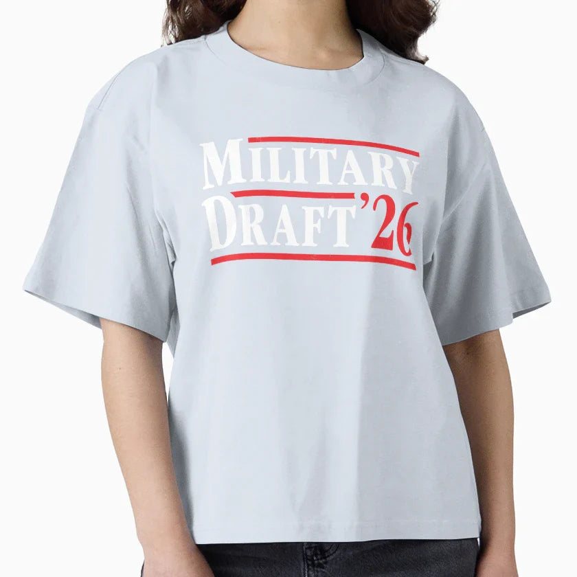 Military Draft 2026 Anti War T-Shirt - Unique Graphic Men Women