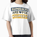 Sundays Are Supers T-Shirt - Minimalist Print Men Women