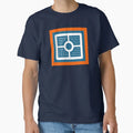 Four Fields Army Logo White And Orange T-Shirt - Novelty Apparel Unisex
