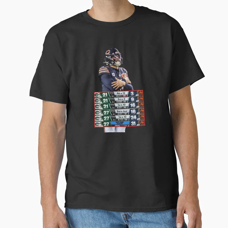 Chicago Bears Beat Packers T-Shirt - Fun Novelty Design Unisex