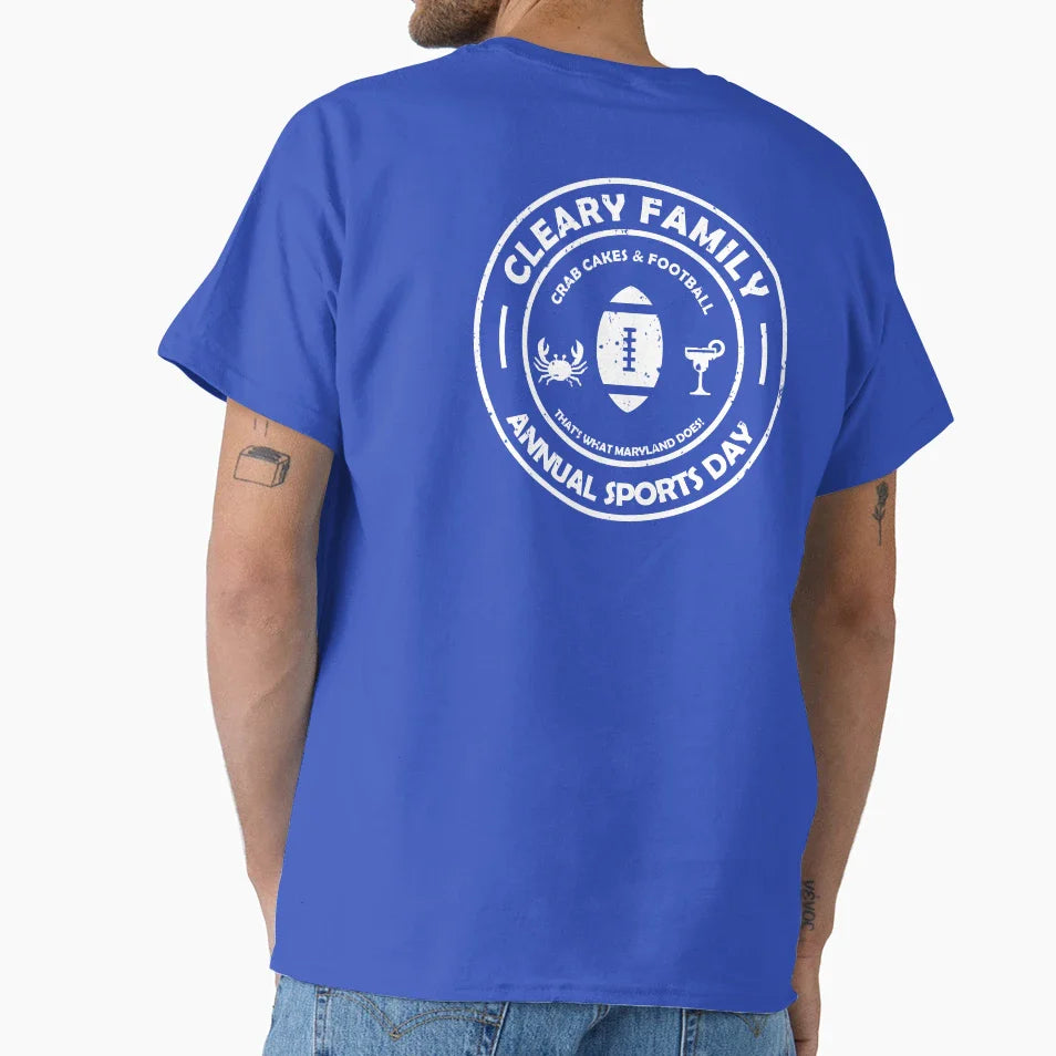 Cleary Family Football T-Shirt - Custom Art Print Unisex