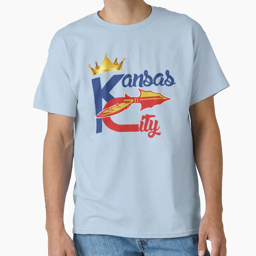 Kansas City Sports Hybrid Fan Gift T-Shirt - Fun Novelty Design for Adults
