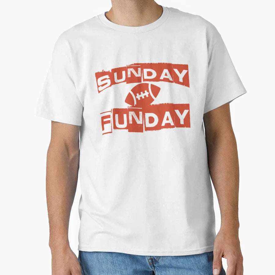 Sunday Funday Football 2024 T-Shirt - Unique Graphic Unisex