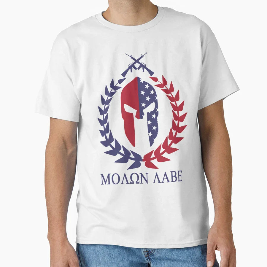 Molon Labe T-Shirt - Unique Graphic Unisex