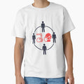 Hands Face Space T-Shirt - Unique Graphic Men Women