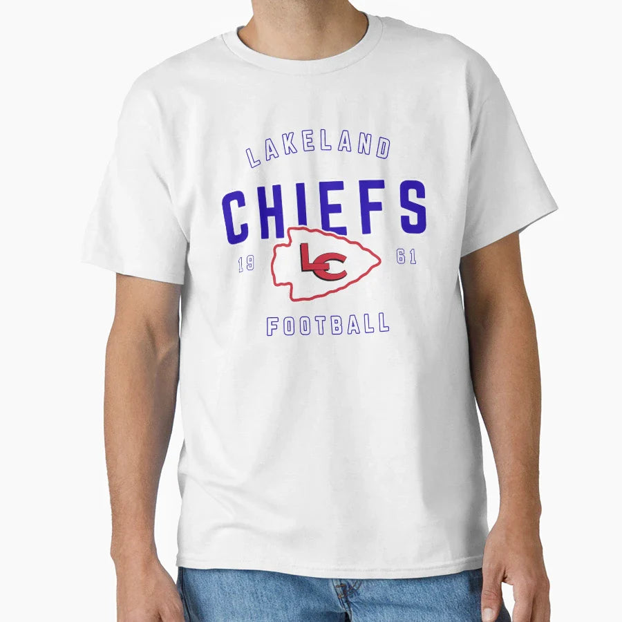 Lakeland Chiefs 1961 Football T-Shirt - Novelty Apparel Unisex