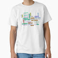 Nhl Team Typography T-Shirt - Minimalist Print for Adults