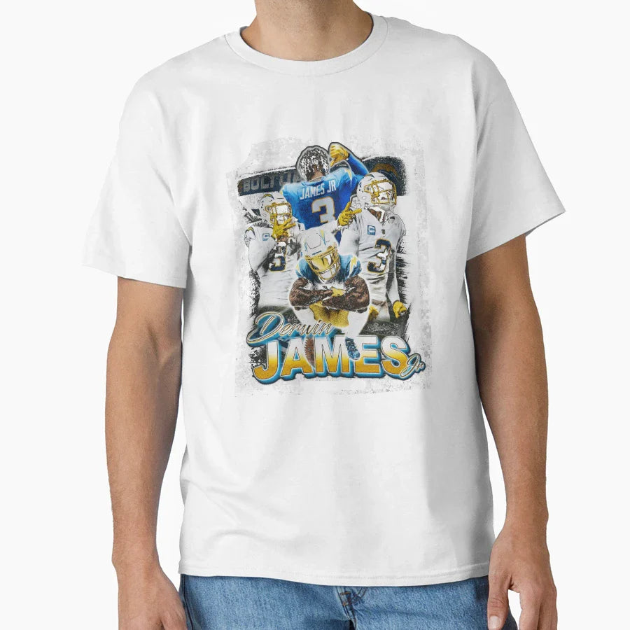 Derwin James Bootleg T-Shirt - Custom Art Print Men Women