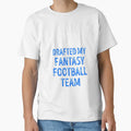 Best Seller Jesus Drafted My Fantasy T-Shirt - Novelty Apparel for Adults