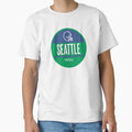 Seattle Football T-Shirt - Custom Art Print Men Women