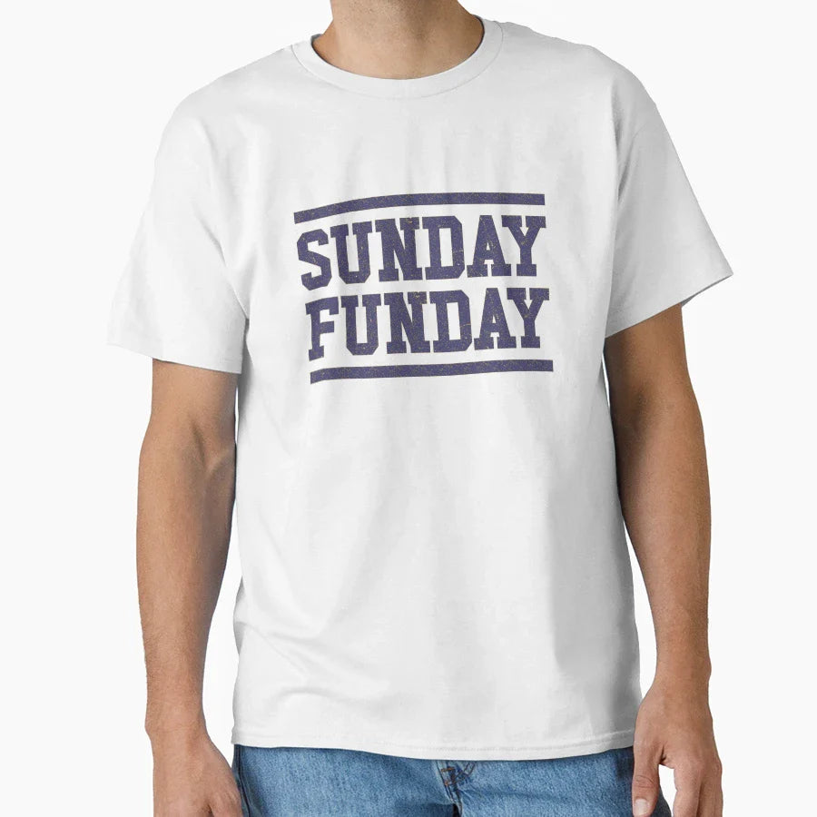 Sunday Funday Ravens T-Shirt - Minimalist Print Unisex