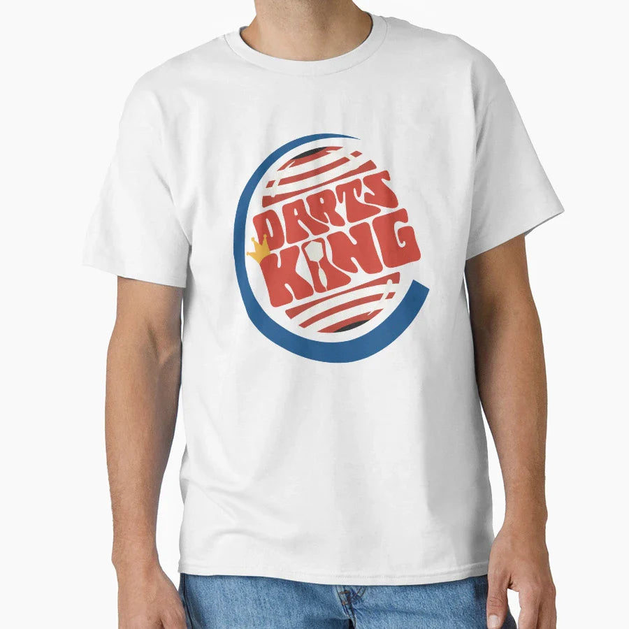 Darts King T-Shirt - Minimalist Print Unisex