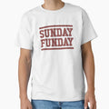 Sunday Funday Falcons T-Shirt - Unique Graphic Men Women