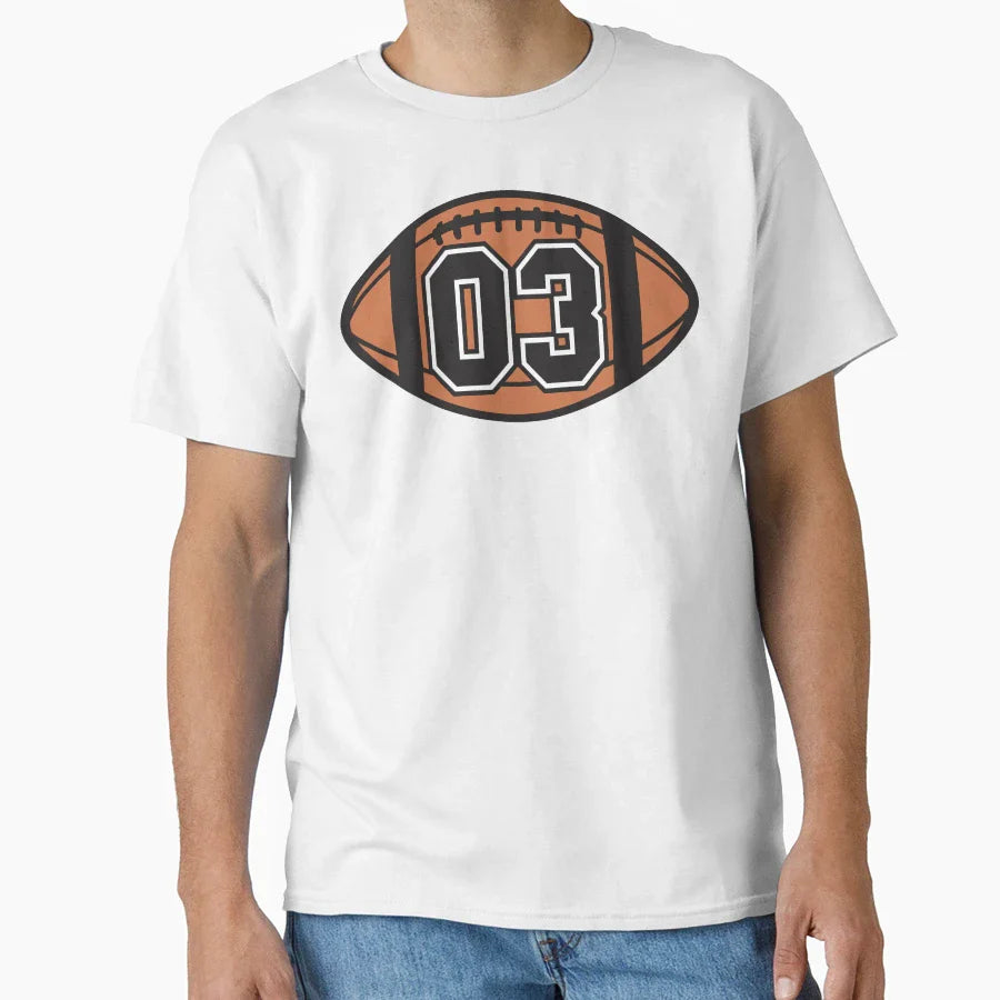 Football 03 T-Shirt - Custom Art Print for Adults