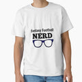 Fantasy Football Nerd T-Shirt - Casual Everyday Wear for Adults