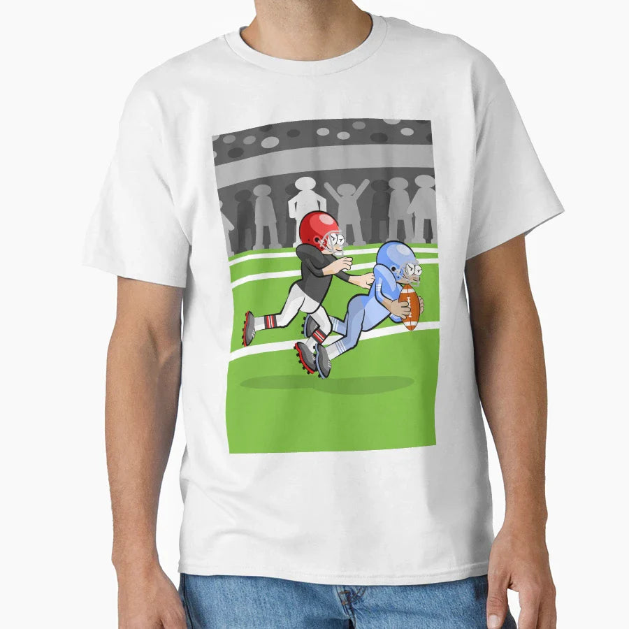 Soccer Player Escapes To Blockade T-Shirt - Aesthetic Graphic Unisex