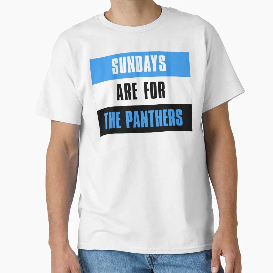 Sundays Are Panthers Carolina Panthers T-Shirt - Unique Graphic for Adults